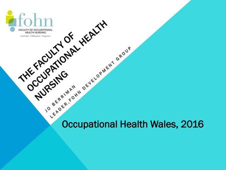 THE faculty of occupational health NURSING