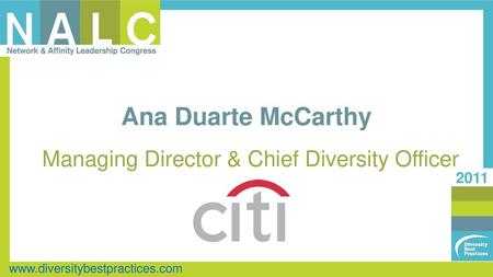 Managing Director & Chief Diversity Officer