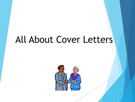 All About Cover Letters