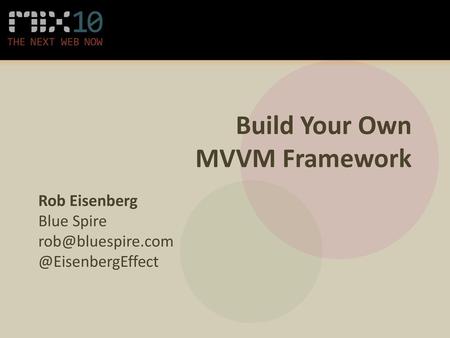 Build Your Own MVVM Framework