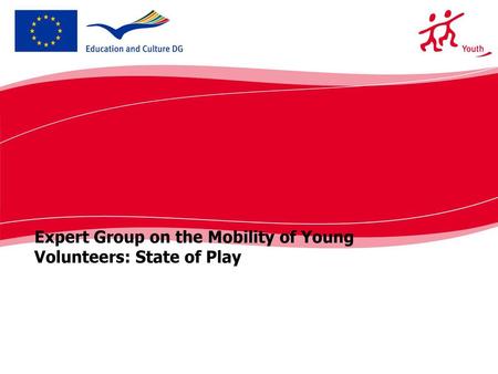 Expert Group on the Mobility of Young Volunteers: State of Play