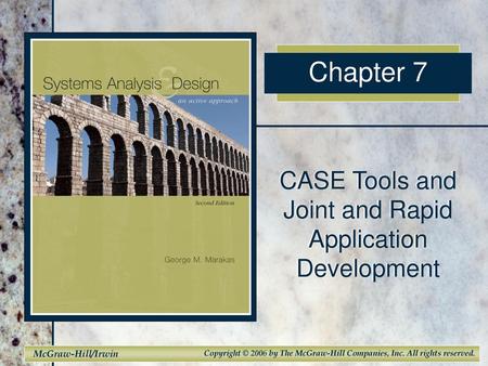 CASE Tools and Joint and Rapid Application Development