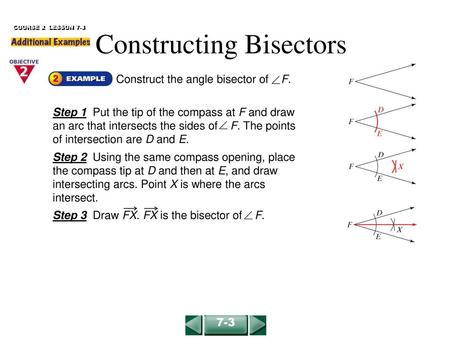 Constructing Bisectors