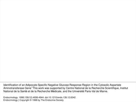 Figure 5. Effect of sugars on cAspAT mRNA in 3T3-F442A adipocytes