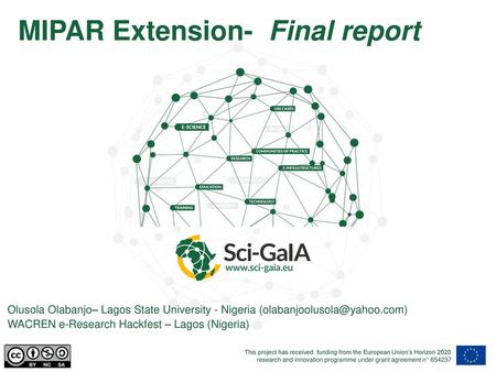 MIPAR Extension- Final report