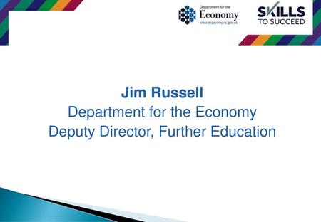 Department for the Economy Deputy Director, Further Education