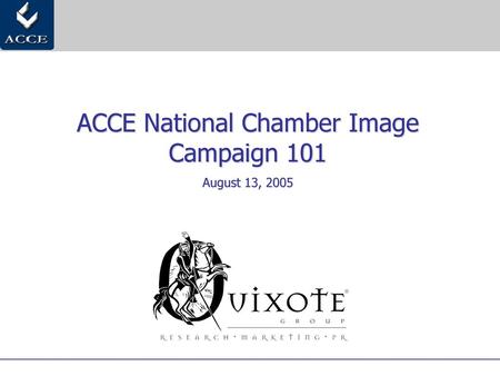 ACCE National Chamber Image Campaign 101