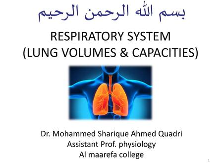 RESPIRATORY SYSTEM (LUNG VOLUMES & CAPACITIES)