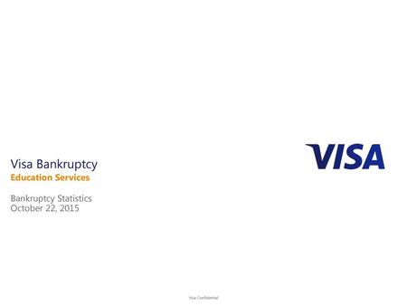 Visa Bankruptcy Education Services