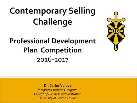 Contemporary Selling Challenge