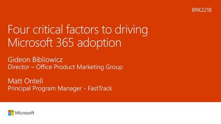 Four critical factors to driving Microsoft 365 adoption