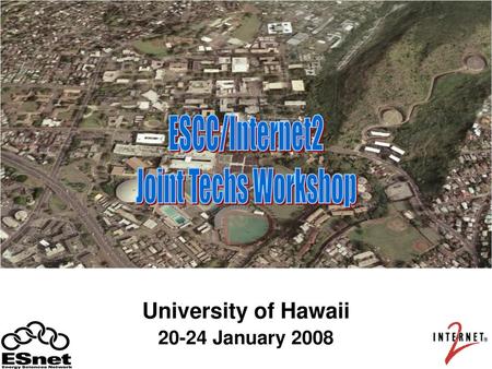 University of Hawaii January 2008