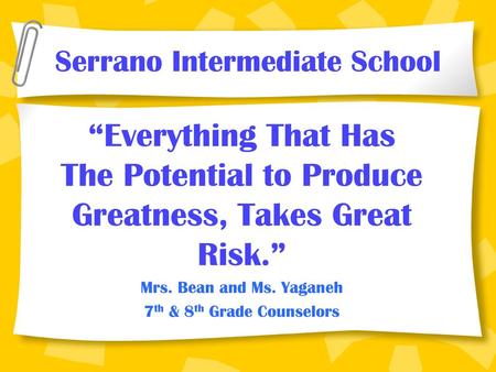 Serrano Intermediate School