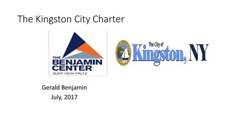 The Kingston City Charter