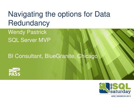 Navigating the options for Data Redundancy