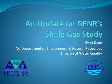 An Update on DENR’s Shale Gas Study