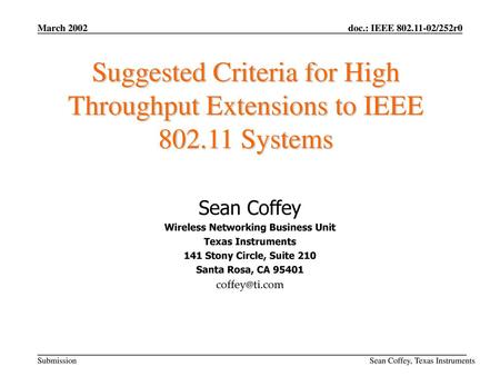 Wireless Networking Business Unit