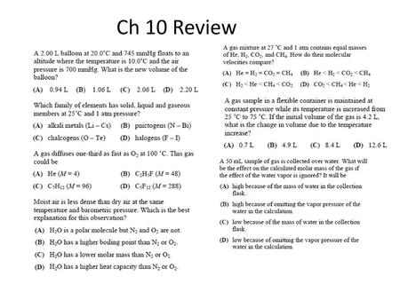 Ch 10 Review.