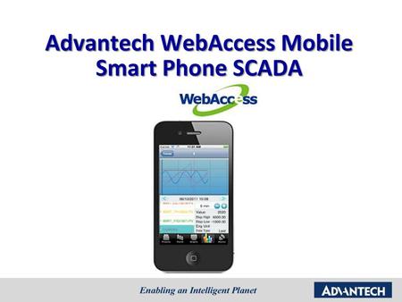 Advantech WebAccess Mobile Smart Phone SCADA