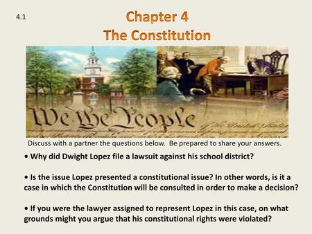 Chapter 4 The Constitution