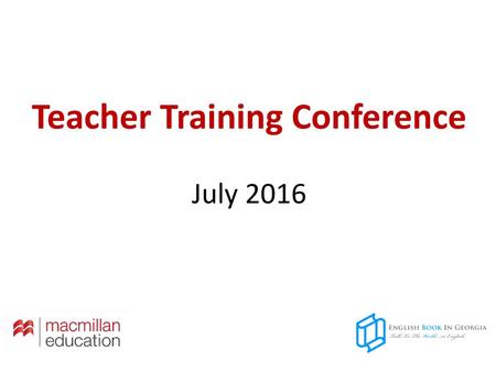 Teacher Training Conference