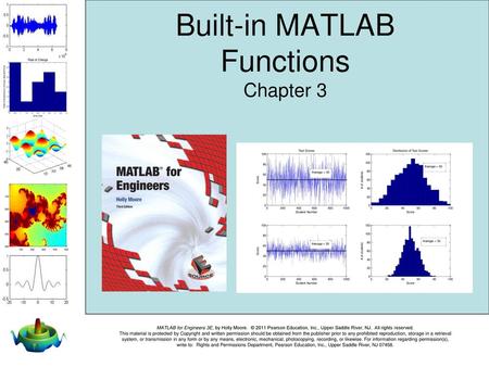 Built-in MATLAB Functions Chapter 3