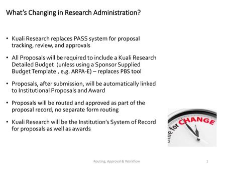 What’s Changing in Research Administration?