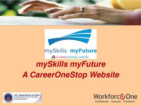 A CareerOneStop Website