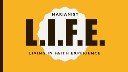 Living in Faith experience