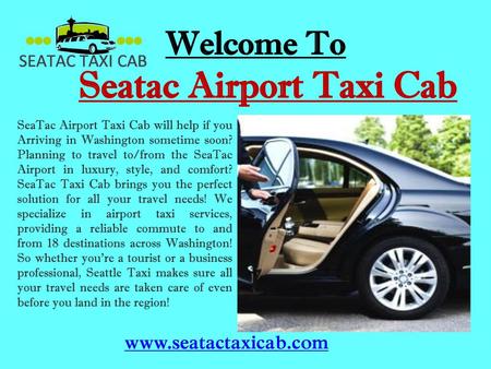 Seatac Airport Taxi Cab