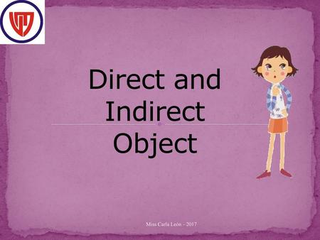 Direct and Indirect Object