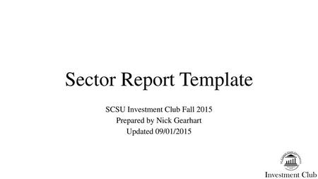 Sector Report Template