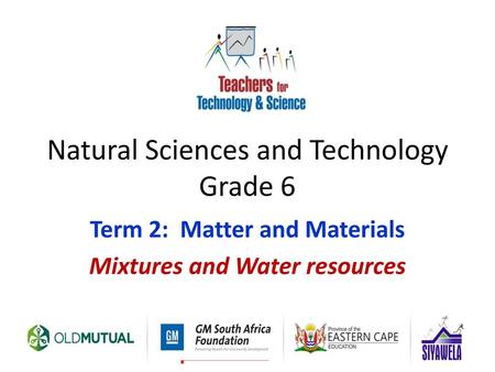 Natural Sciences and Technology Grade 6