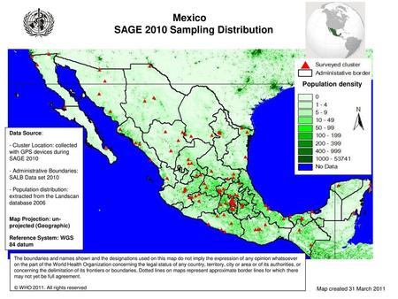 SAGE 2010 Sampling Distribution