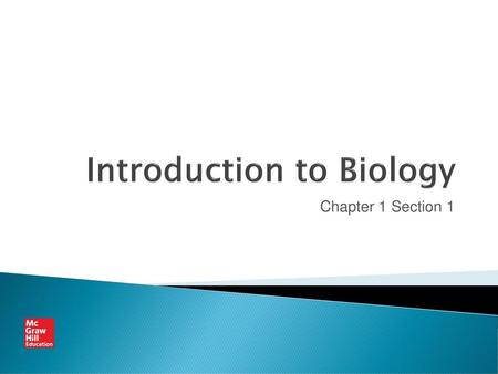 Introduction to Biology