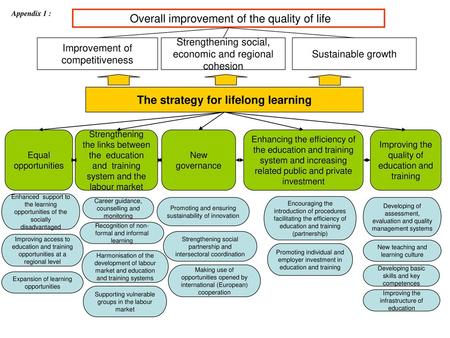 The strategy for lifelong learning