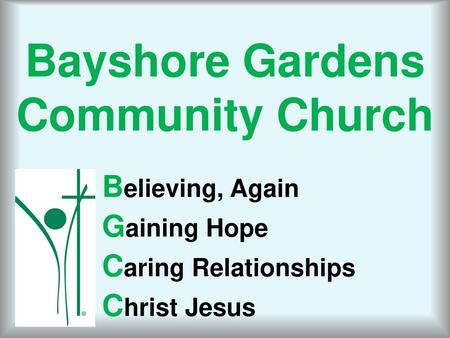 Bayshore Gardens Community Church