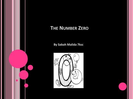 The Number Zero By Sabah Malida 7ksc.