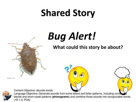 Bug Alert! Shared Story What could this story be about?