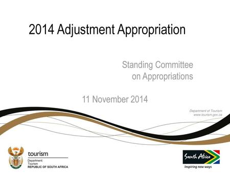 2014 Adjustment Appropriation