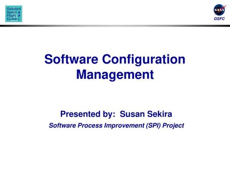 Software Configuration Management