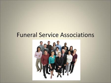 Funeral Service Associations