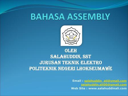 Jurusan Teknik Elektro Politeknik Negeri Lhokseumawe