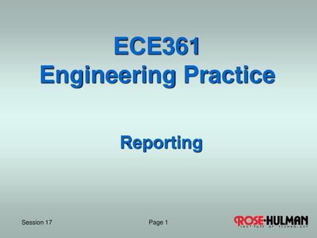 ECE361 Engineering Practice