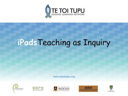 iPadsTeaching as Inquiry