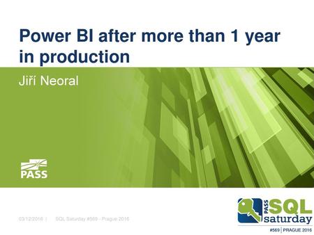 Power BI after more than 1 year in production