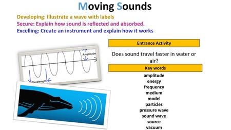 Does sound travel faster in water or air?