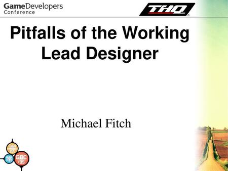 Pitfalls of the Working Lead Designer