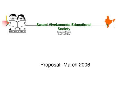 Proposal- March 2006.