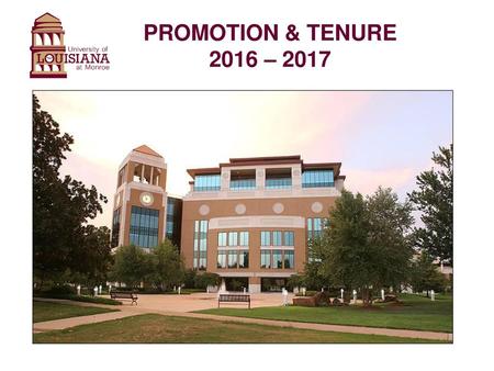 PROMOTION & TENURE 2016 – 2017.